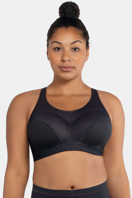 Padded racerback sports sales bra